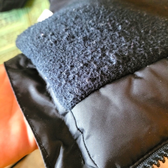 Timberland | Vtg Men's Weathergear Oversized Black Parka Coat | Black Fur - Picture 8 of 16